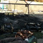 S terena: v Brežicah zgorelo 27 šotorov, migranti delali selfije, poškodovani dve prostovoljki 1