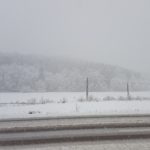 FOTO: V gorah že prava zimska idila, v nižinah pa tudi snežni metež 10