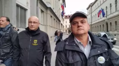 Zoran Petrovič na levi in Radivoj Uroševič na desni (foto: N. K.)