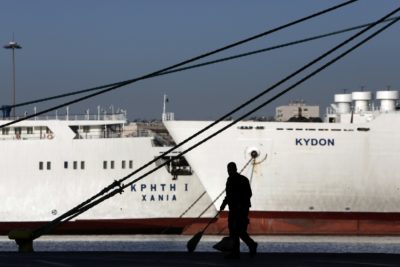 Trajekti v Grčiji ne vozijo (foto:epa)