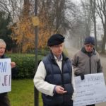 Shod pred Kučanovo hišo: Besedni spopad med Štefko in protestniki 7