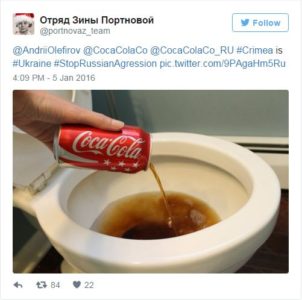 Coca Cola razburila najprej Ruse, nato pa še Ukrajince 1