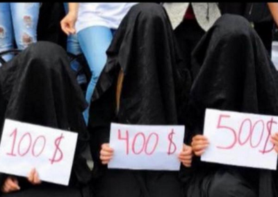 Tržnica s spolnimi sužnjami, Iran. Foto: Twitter