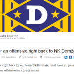 BBC pohvalil domžalski nogometni klub za 1