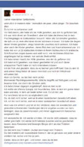 Pismo mlade liberalke s Facebooka (foto: printscreen/Fb).