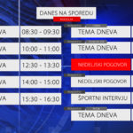 Spred Nove24Tv za nedeljo, 1. maja 1