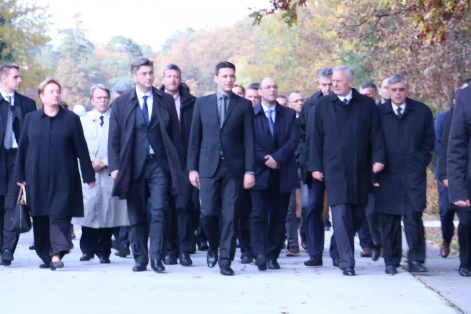 Iz Hrvaške je prišel celoten državni vrh (Foto: Nova24TV)