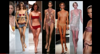 Anoreksične manekenke (Foto: you tube). 