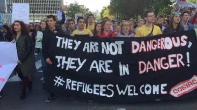 Foto: EPA. Bo promigrantski politiki vendarle odklenkalo?
