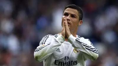 Foto: EPA. Cristiano Ronaldo, prvi zvezdnik Reala in najboljši nogometaš na svetu, je zelo veren.