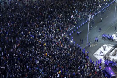 Protesti v Romuniji. Foto: epa