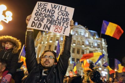Protesti v Romuniji. Foto: epa