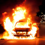 Car on fire
