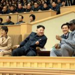 North Korean leader Kim Jong-un meets former NBA star US Dennis Rodman