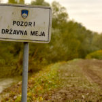 Rigonce pri Dobovi.Drzavna meja, reka Sotla.