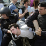 rusija, putin, protest
