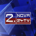 Drugi program NOVA24TV – logo na modrini