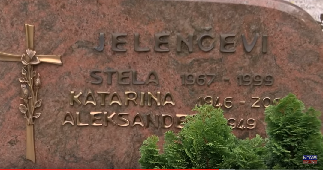 Grob pokojne Stele Jelenc. (Foto: Nova24tv))