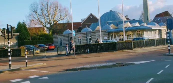 Modra mošeja v Amsterdamu (Foto: Twitter)
