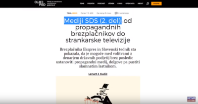 Spletni portal Podčrto se je lotil raziskovanja našega medija, tednika Demokracije (Foto: Nova24TV)