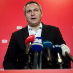 Ljubljana, sedez SD.Izjava za medije predsednika stranke SD Dejana Zidana.