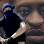 George Floyd street art tribute in Naples