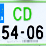 Diplomatska registrska tablica
