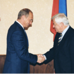 Vladimir Putin in Milan Kučan