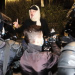 Ljubljana, Trg republike.Petkov protivladni protest.