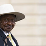 Ugandan President Museveni in Paris