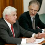 Milan Kučan in Emil Zakonjšek.