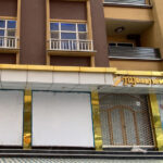 Beauty saloon painted white