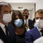 French President Macron in southern France