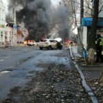 At least seven people killed and dozens injured as Russian strikes hit Kherson, southern Ukraine
