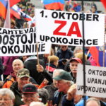 protest upokojencev