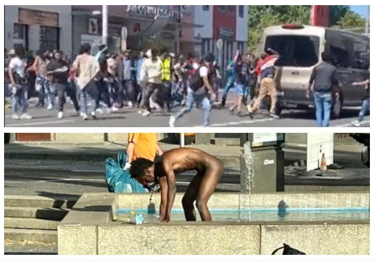 [Video] Multikulturalismus in Deutschland: Aufstände auf der Straße, Urinieren in öffentlichen Brunnen
