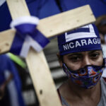 Protests in San Jose to honor people who lost their lives in Nicaragua on Mother’s Day on 30 May 2018