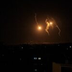 Israeli army fires flares to the east of Rafah