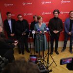 Novinarska konferenca stranke Levica