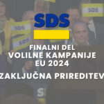 Zaključna prireditev SDS pred volitvami v EU parlament