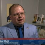 Gašper Blažič na Knjižnem sejmu