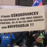 Krivosodje, protestniki pred celjskim sodiščem