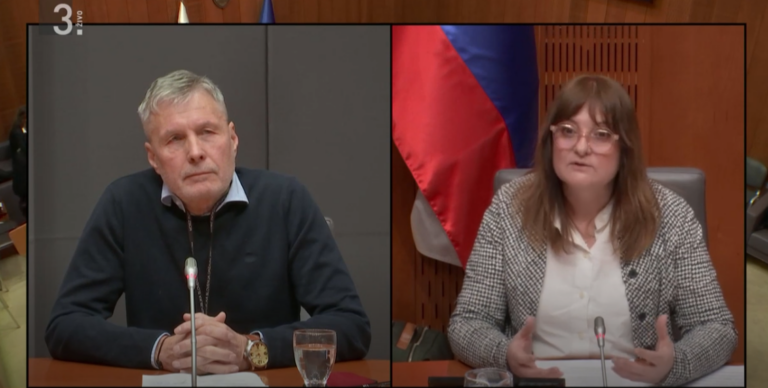 [Video] Poslanka Vonta zasliševala Požarja kot v kakšni “ljudski republiki”
