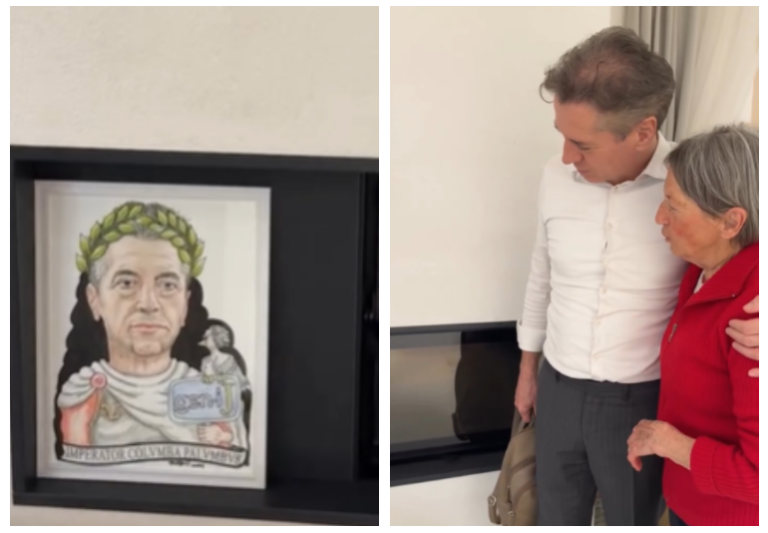 Golob mamo izkorišča za politično promocijo