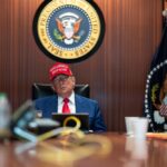 President Trump in Situation Room of White House