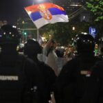 Srbija, protesti, državljanska vojna, nasilje, agresija, srbska zastava, specialci, orožniki