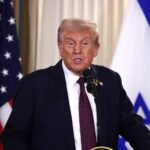 US President Trump and Israeli Prime Minister Netanyahu press conference at the White House