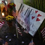 Charlie Kirk shooting: Supporters gather outside of Timpanogos Regional Hospital