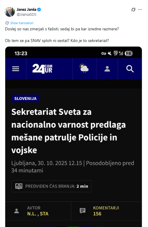 Reševanje izrednih razmer bi prepustili “sekretariatu” namesto pristojnemu organu