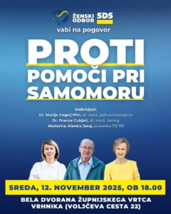 Pričenjajo se okrogle mize “Proti pomoči pri samomoru”